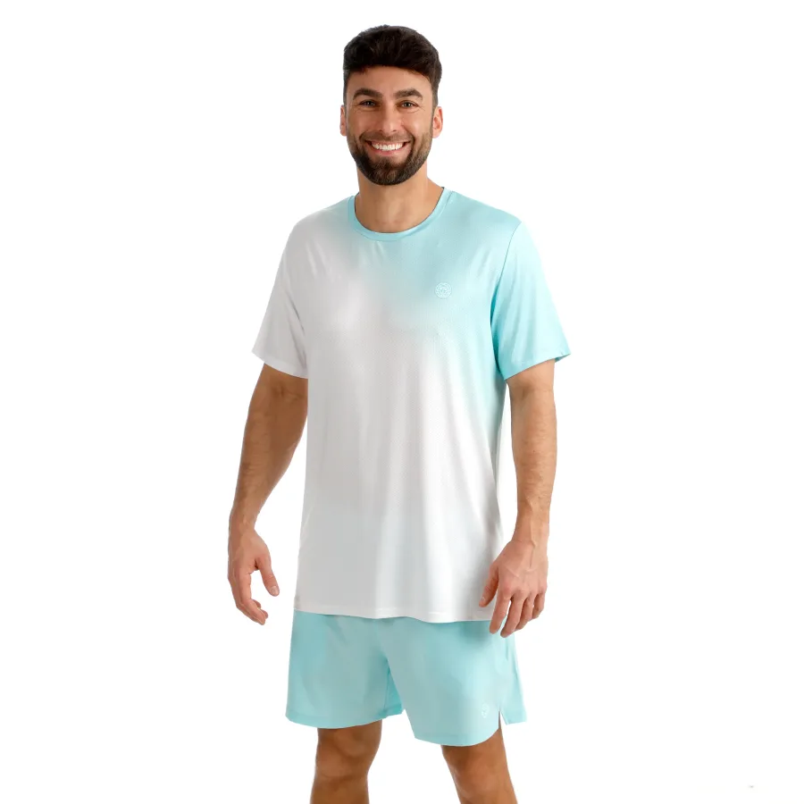 BIDI BADU BIDI BADU Crew 2.0 T - Shirt Herren türkis, weiß