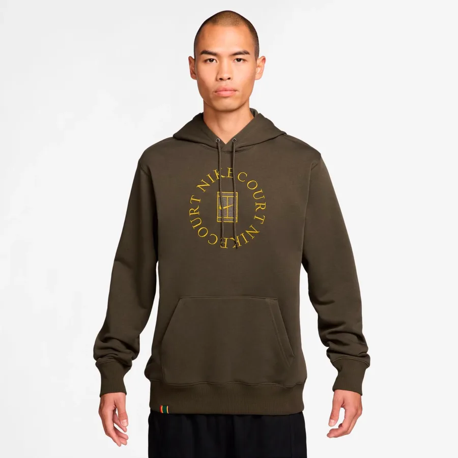 Nike Nike Court Dri - Fit Heritage Hoody Herren braun