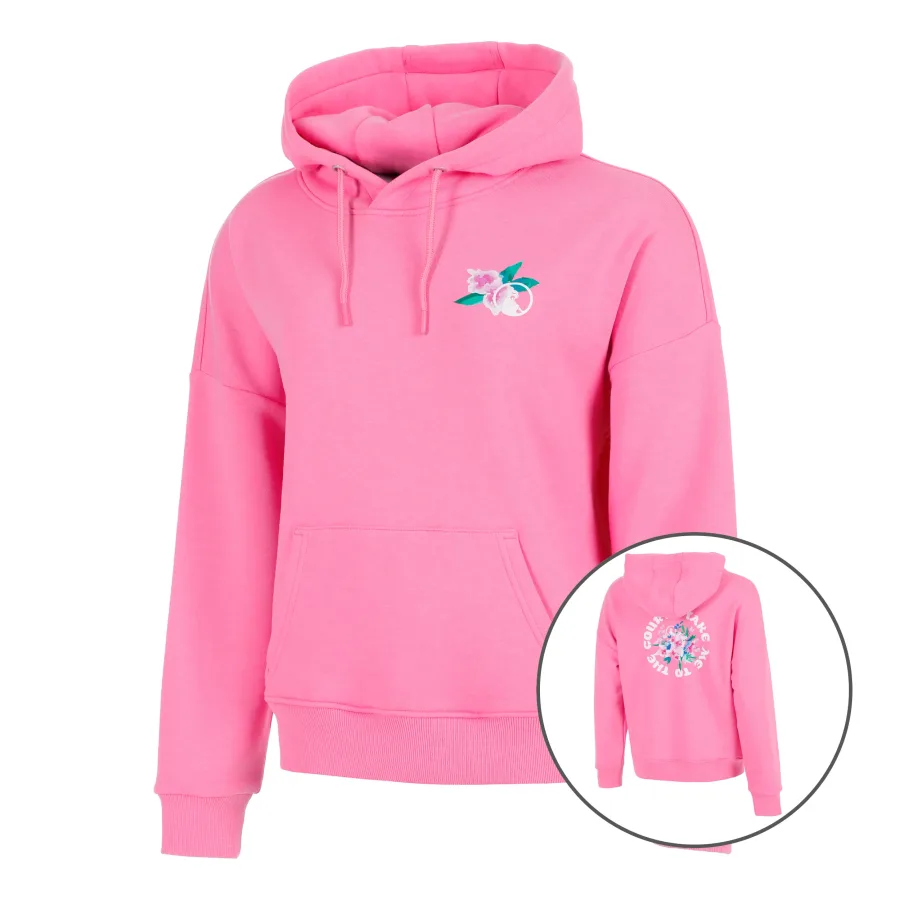 Quiet Please Quiet Please Crush TMTTC Hoody Damen - pink, weiß
