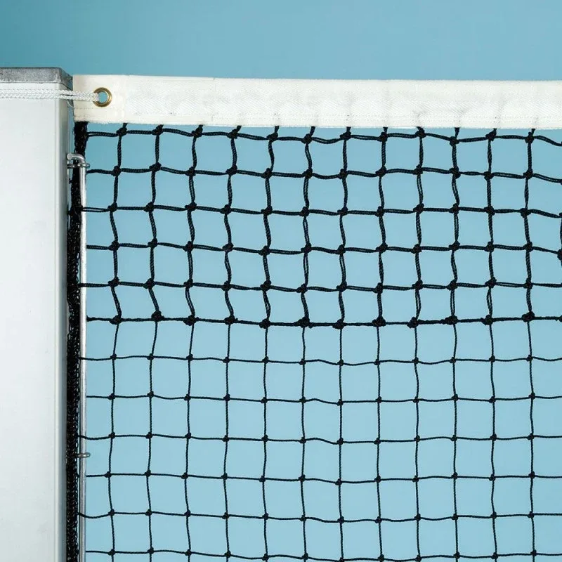 Tegra Tegra Davis Cup Tennisnetz 2, 2mm Mit 6 Doppelreihen - Schwarz