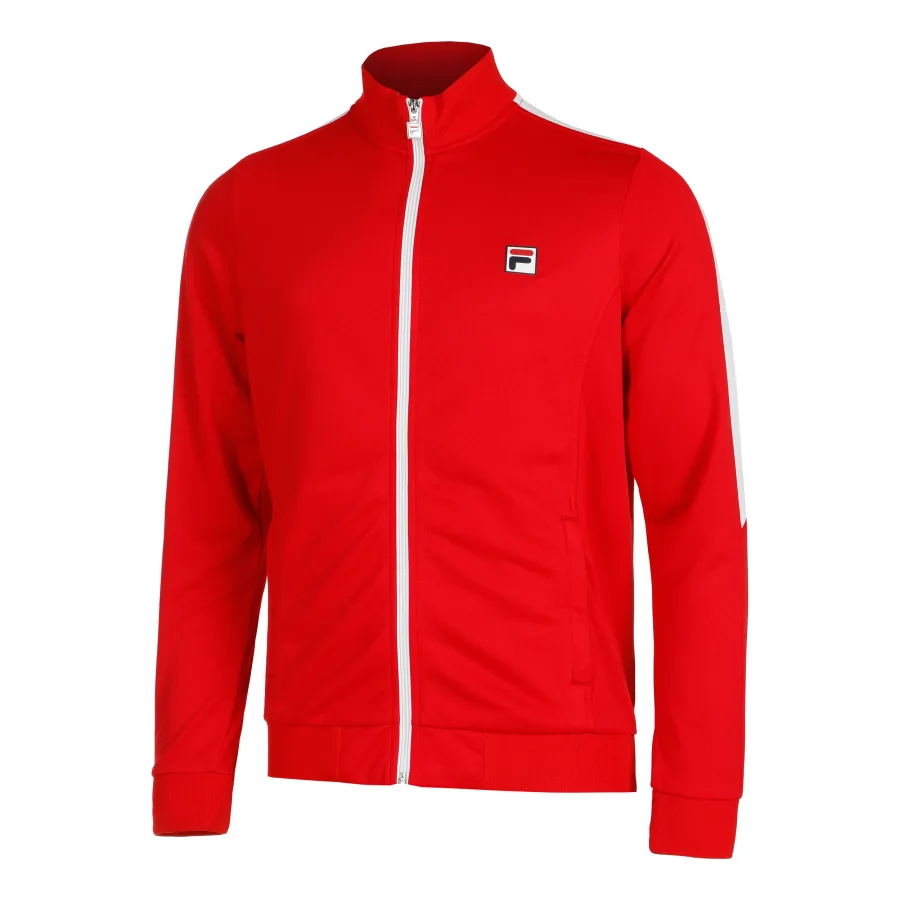 FILA Fila Manuel Trainingsjacke Herren - Rot, Weiß