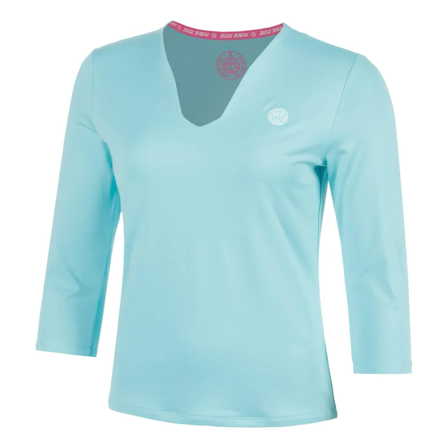 BIDI BADU BIDI BADU Crew 2.0 V - Neck Longsleeve Damen türkis