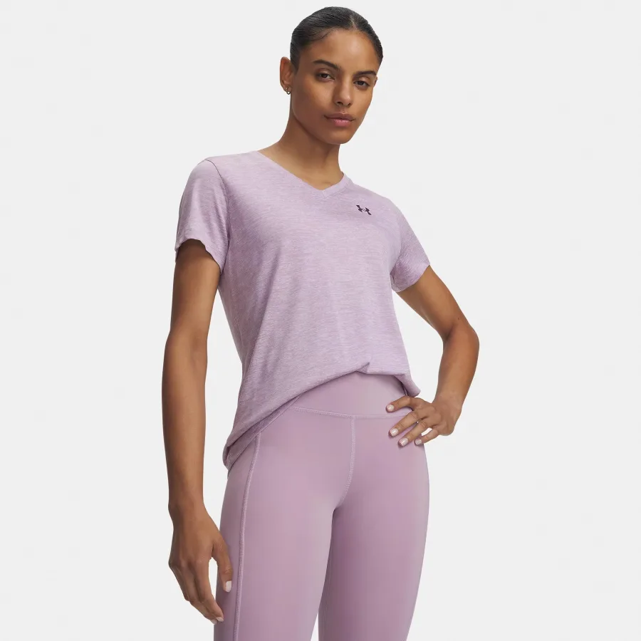 Under Armour Tech Twist T-Shirt Damen - rosa, violett