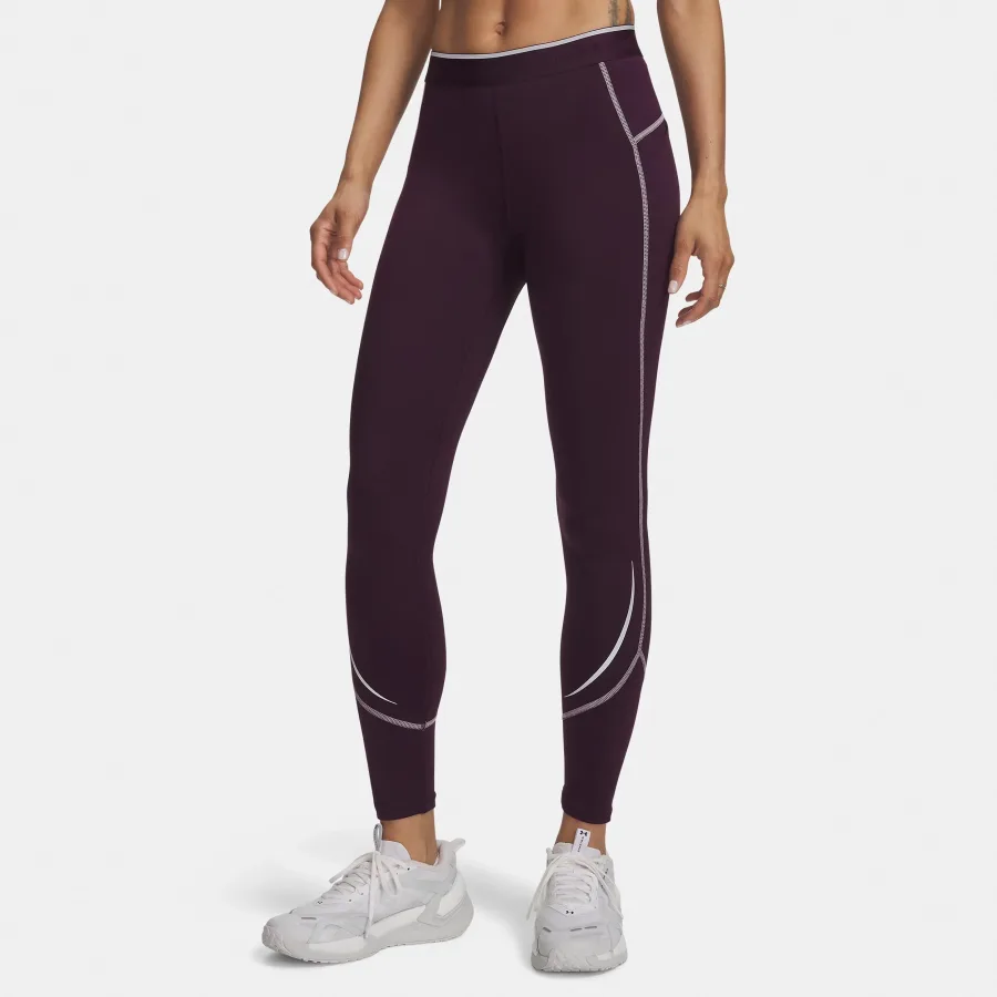 Under Armour ColdGear Elite Tight Damen - lila, silber