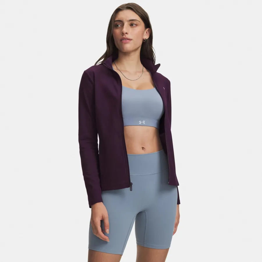 Under Armour Motion Full-Zip Sweatjacke Damen - lila, altrosa