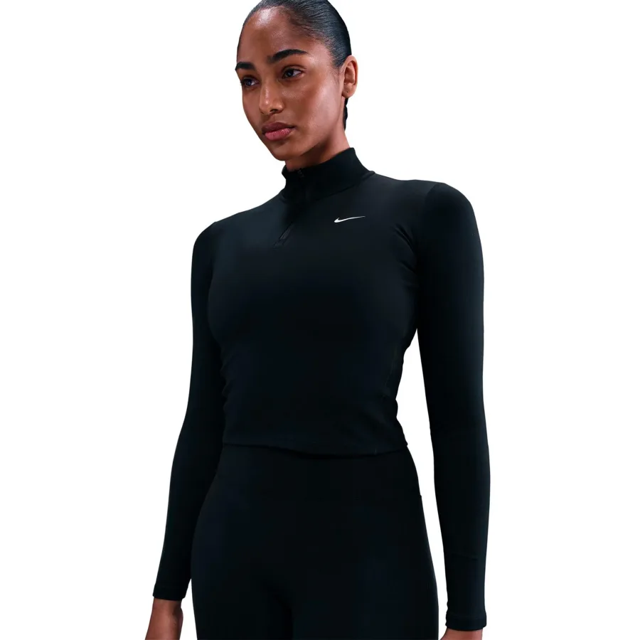 Nike Nike One Dri - Fit Quarter Zip Longsleeve Damen