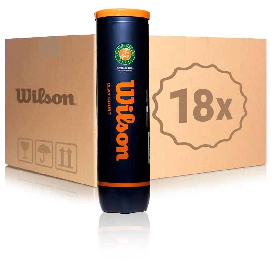Wilson Wilson 18x 4er Dose Roland Garros Official im Karton