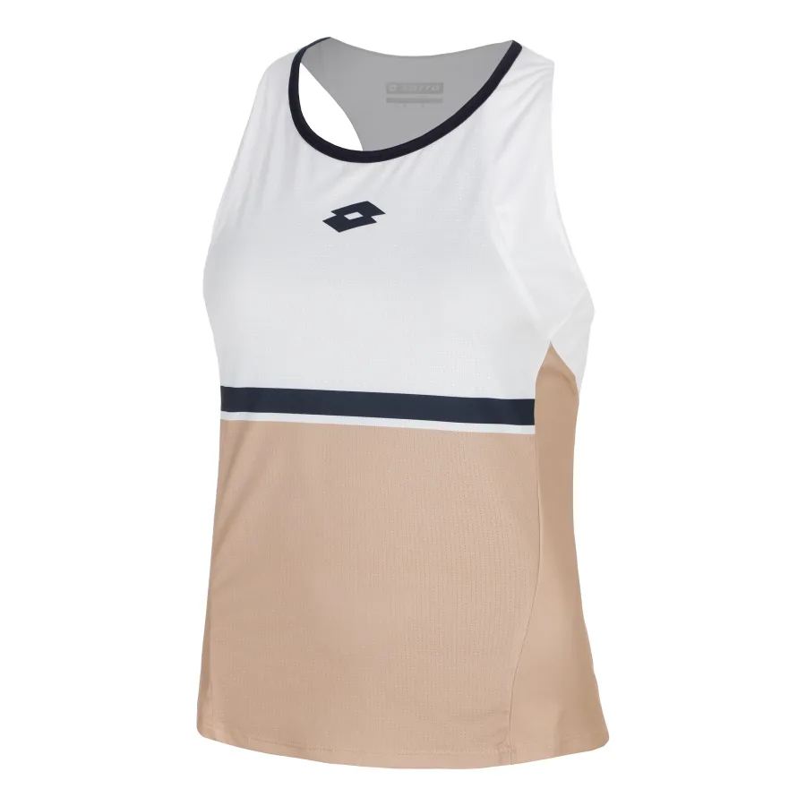 Lotto Lotto Tech V Tank - Top Damen Beige