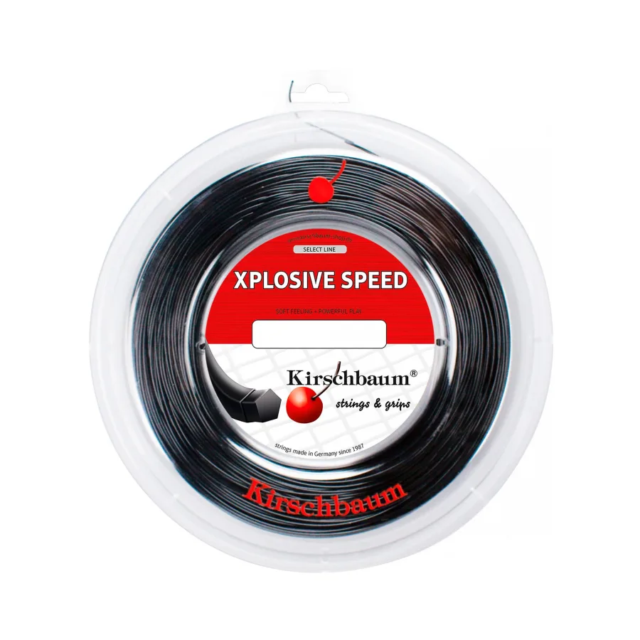 Kirschbaum Kirschbaum Xplosive Speed Saitenrolle 200m - Schwarz