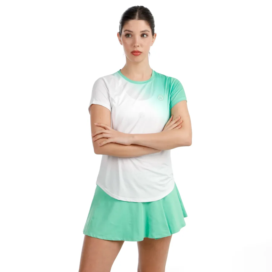 BIDI BADU BIDI BADU Crew Fade 2.0 T - Shirt Damen grün, weiß