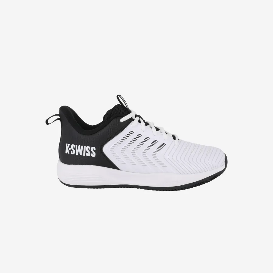 K-Swiss Herren Tennisschuhe Sandplatz - Ultrashot Light weiß/schwarz