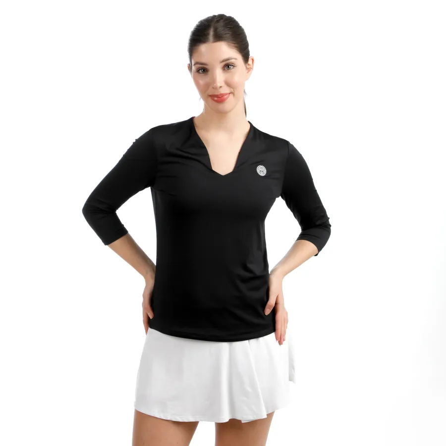 BIDI BADU BIDI BADU Crew 2.0 V - Neck Longsleeve Damen schwarz