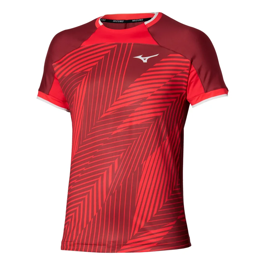 Mizuno Mizuno T - Shirt Herren dunkelrot, rot