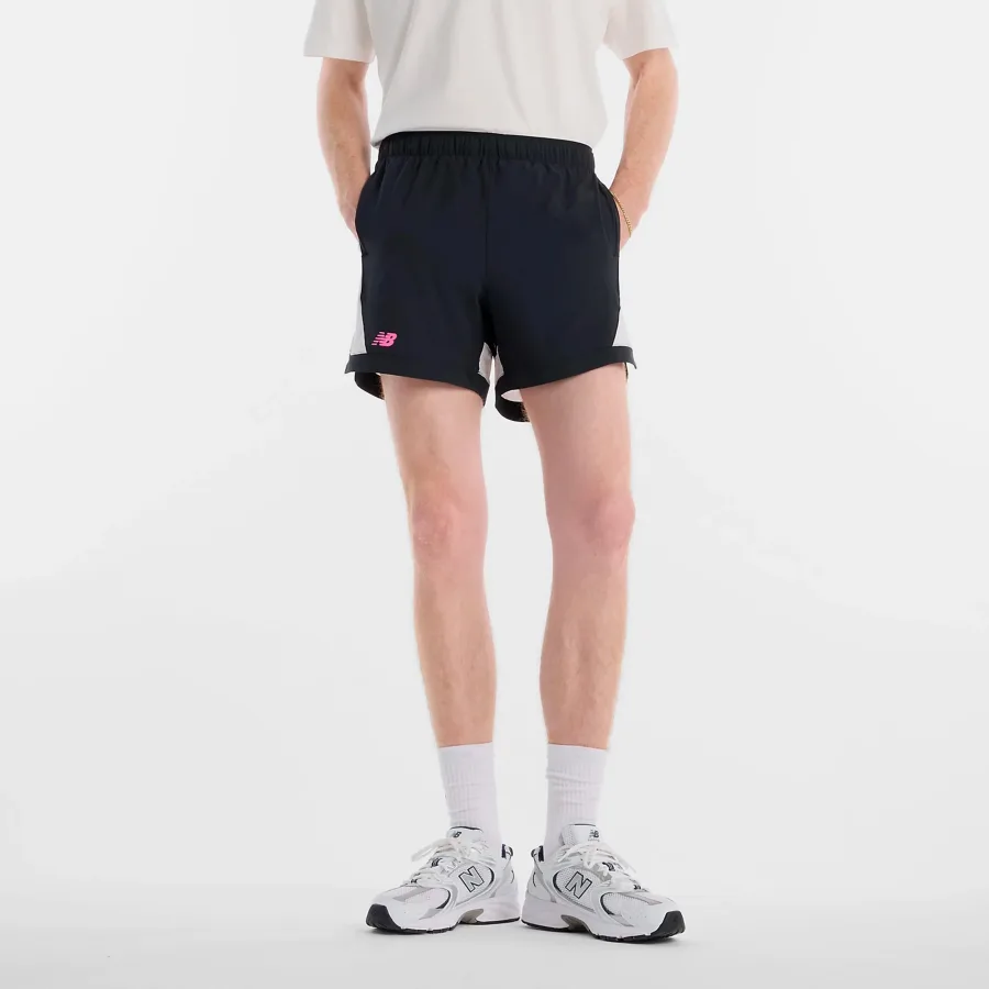 New Balance New Balance Tournament Novelty Shorts Herren - schwarz, weiß