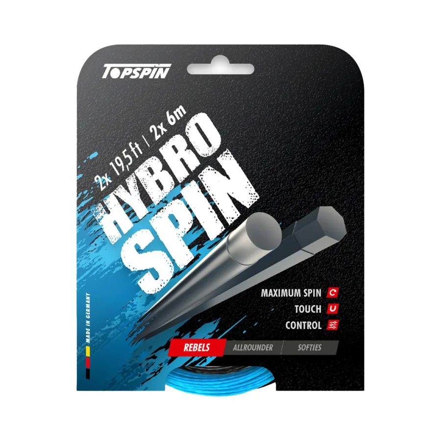 Topspin Topspin Hybro Spin 2 X 6m Saitenset - Hellblau