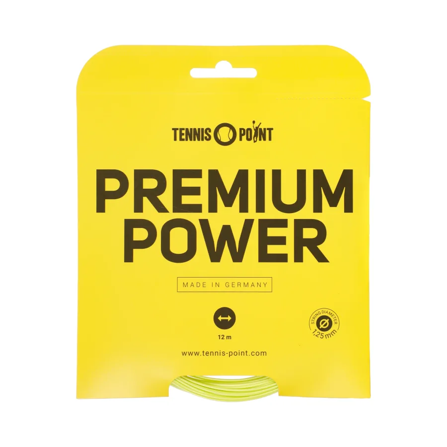 Tennis-Point Tennis - Point Premium Power Saitenset 12m Limette