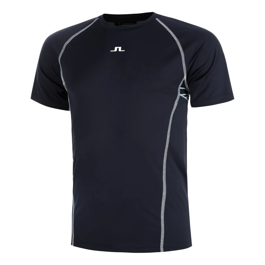 JLindeberg JLindeberg Alfonso Printed T - Shirt Herren Dunkelblau