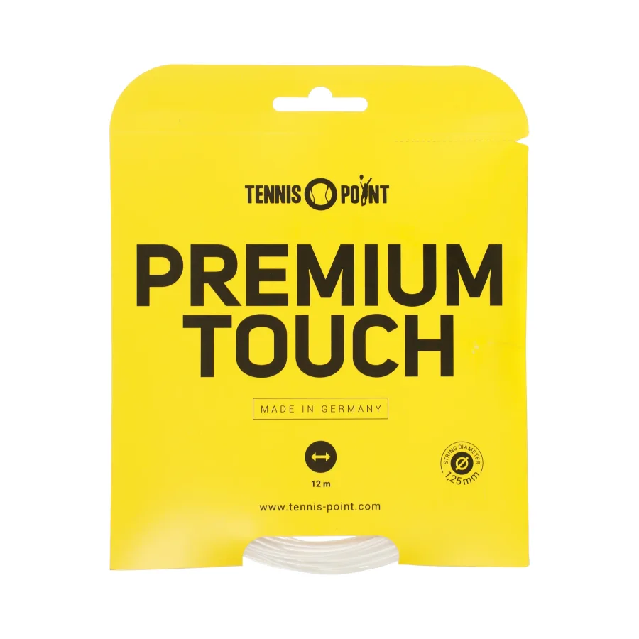 Tennis-Point Tennis - Point Premium Touch Saitenset 12m Weiß