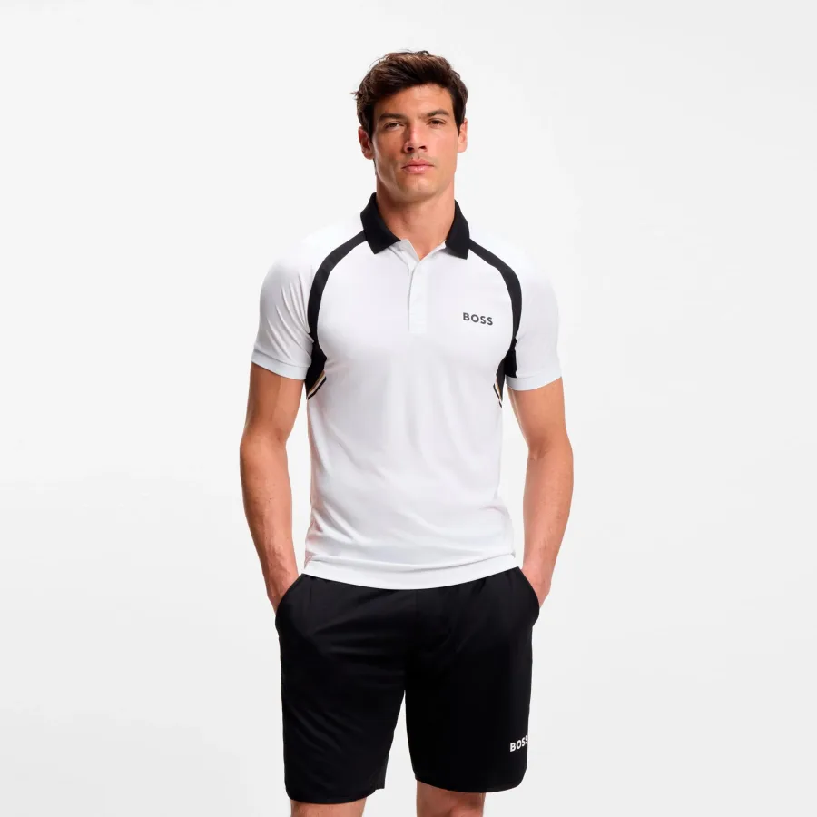 Boss BOSS Spin Polo Herren - weiß