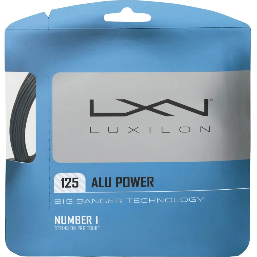Luxilon Alu Power Saitenset 12,2m-Silber