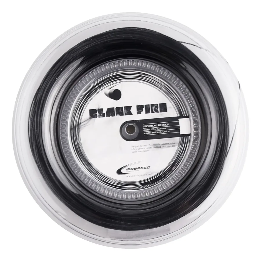 Isospeed Black Fire Saitenrolle 200m-Schwarz