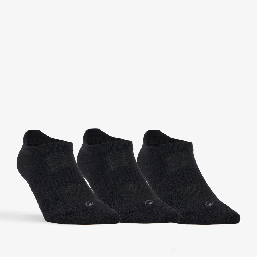 Decathlon Tennissocken Low 3er Pack - RS500 schwarz