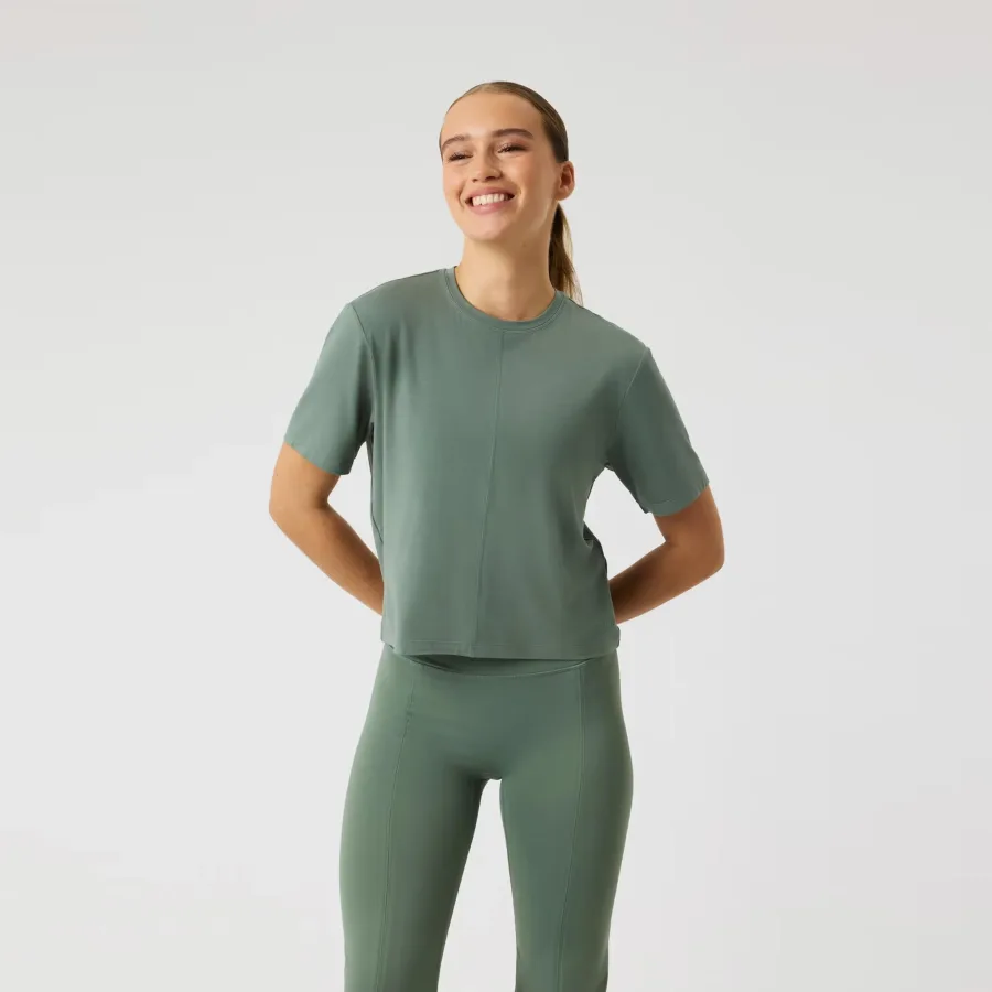 Björn Borg Björn Borg Studio Soft Cropped T - Shirt Damen