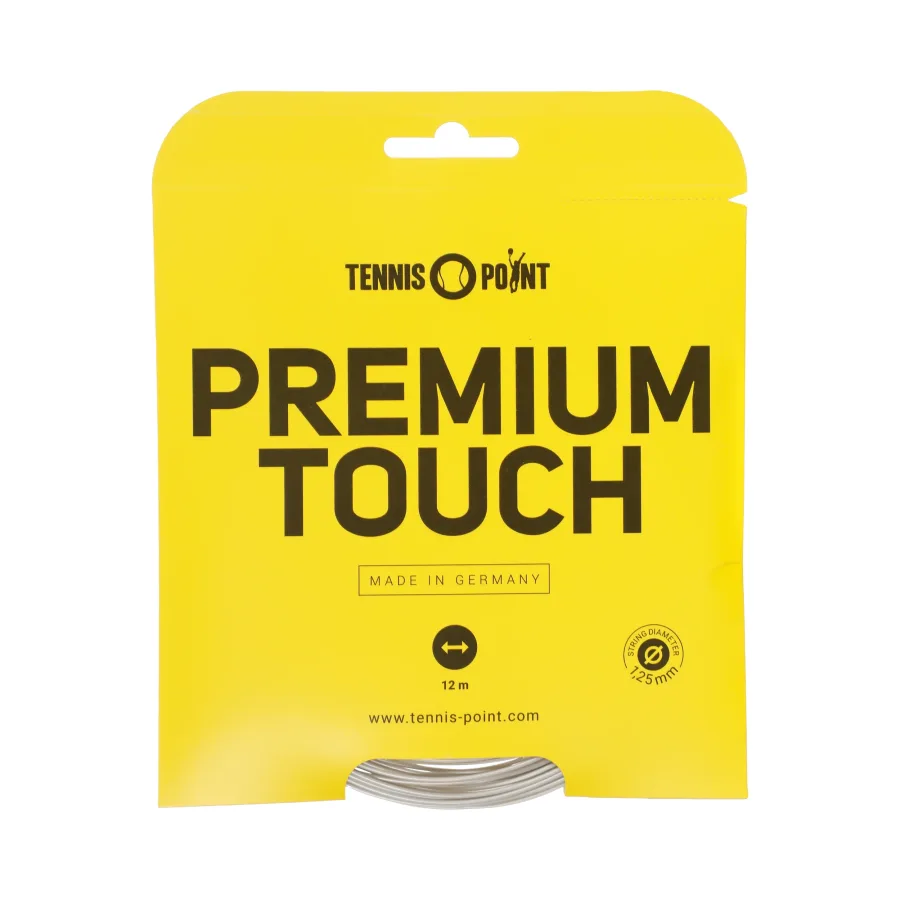 Tennis-Point Tennis - Point Premium Touch Saitenset 12m Grau