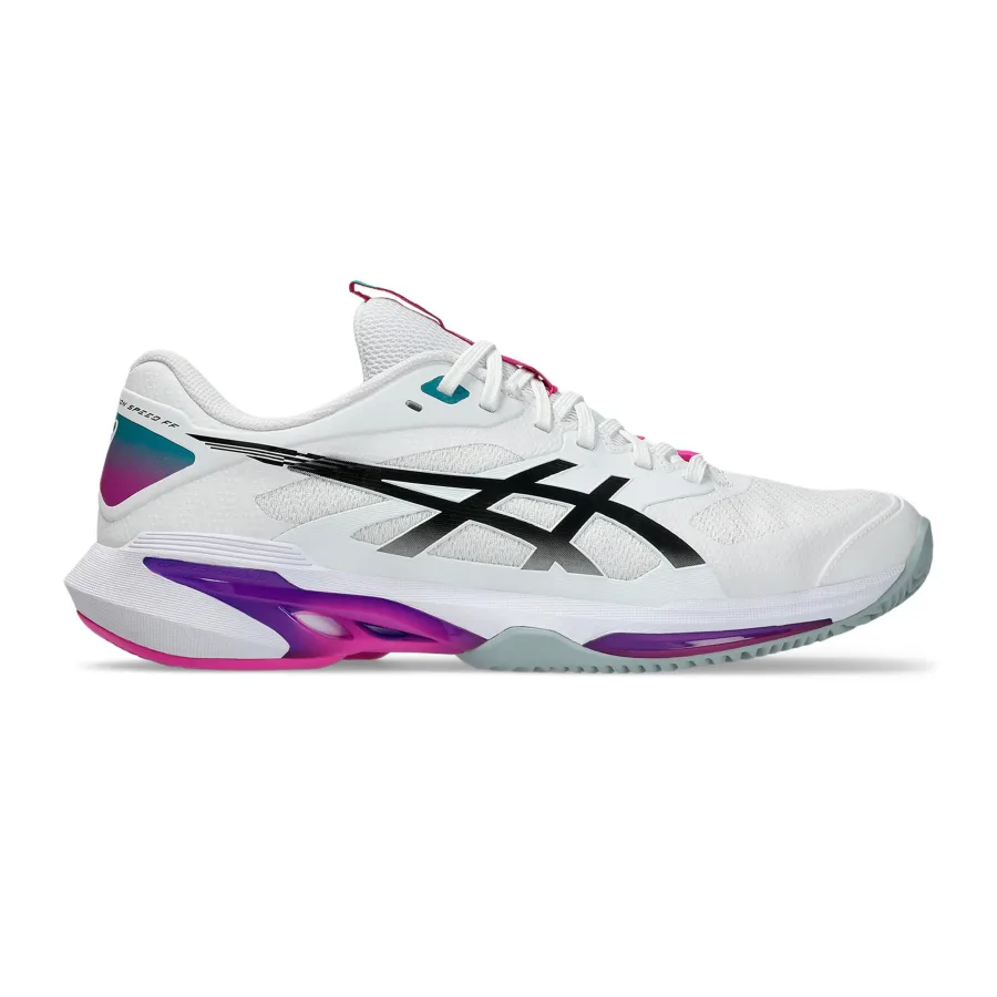 ASICS Solution Speed FF 4 Sandplatzschuh Herren - weiß, pink