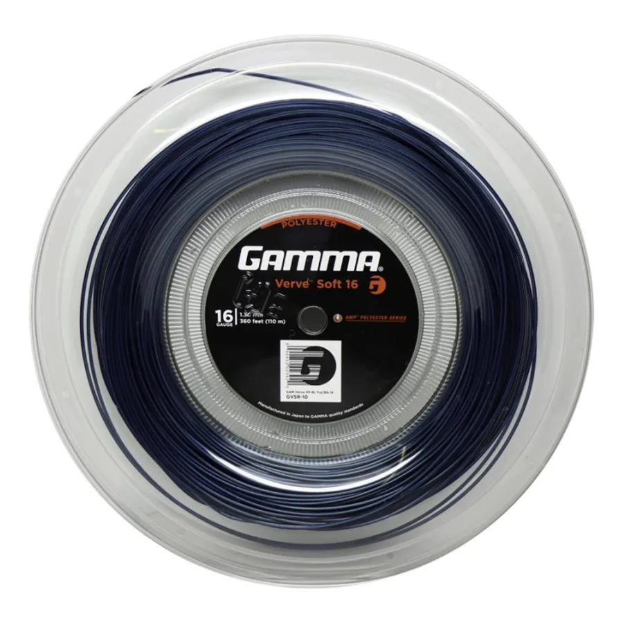 Gamma Gamma Verve Soft Saitenrolle 110m - Schwarz, Blau