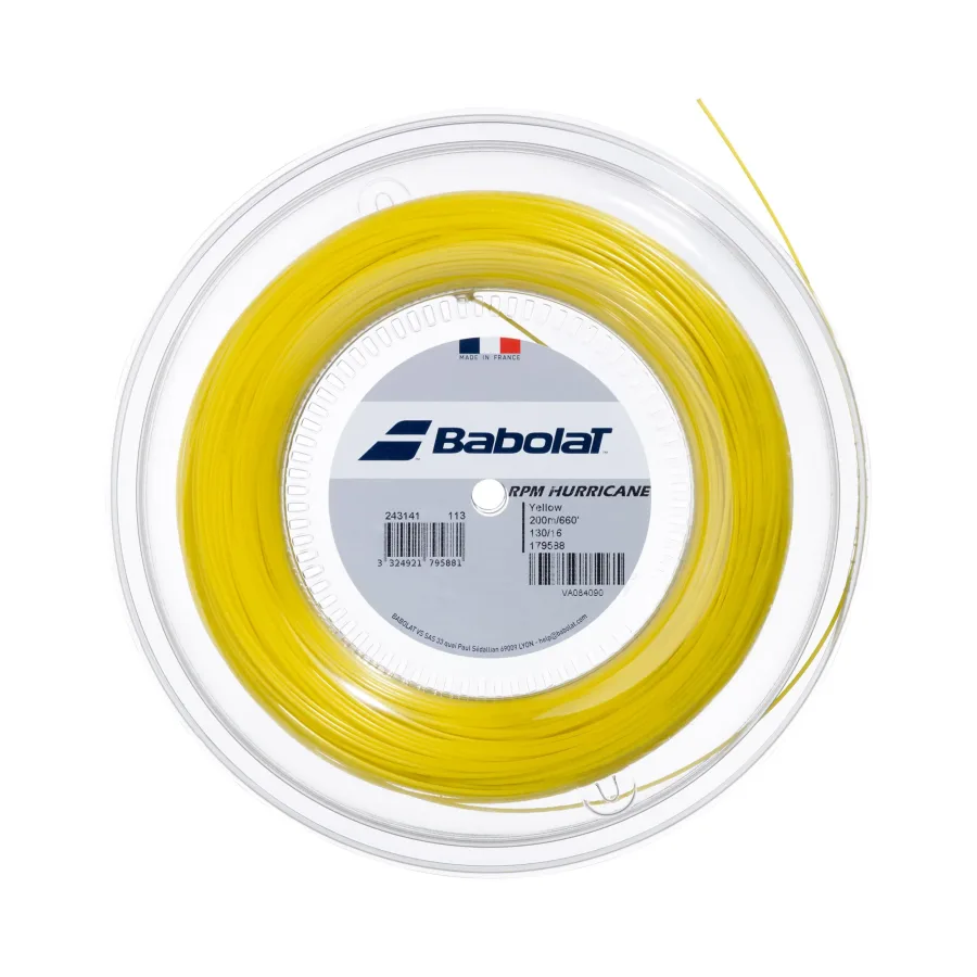 Babolat RPM Hurricane Saitenrolle 200m-Gelb