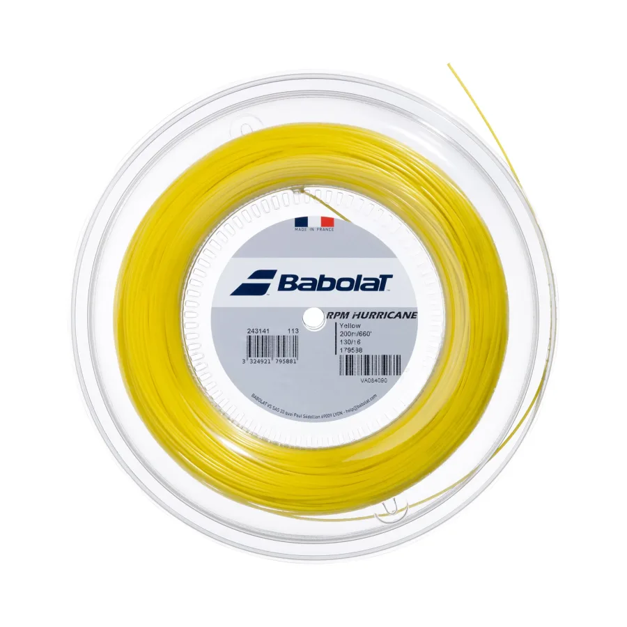 Babolat RPM Hurricane Saitenrolle 200m-Gelb
