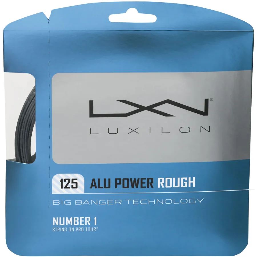 Luxilon Alu Power Rough Saitenset 12,2m-Silber
