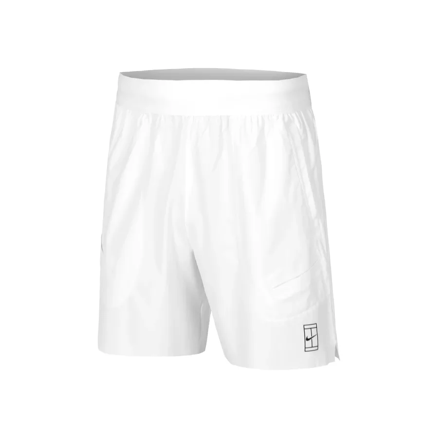 Nike Court Dri-Fit Advantage 8in Shorts Herren-Weiß,Schwarz