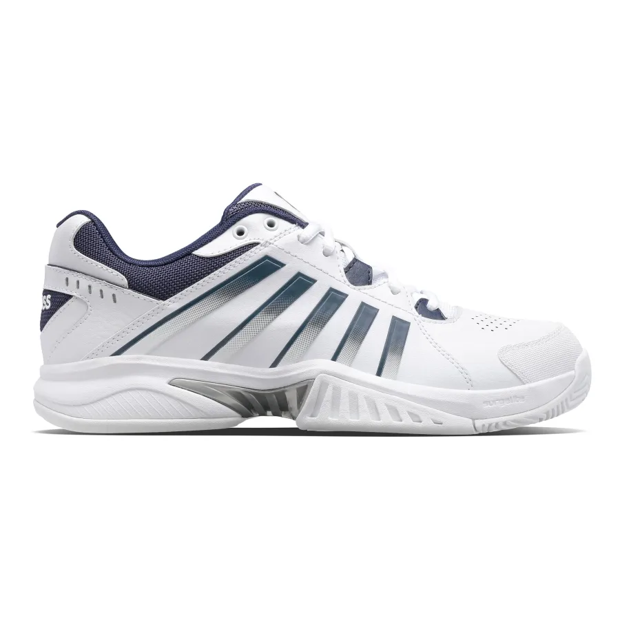 K-Swiss Receiver V Allcourtschuh Herren-Weiß,Dunkelblau