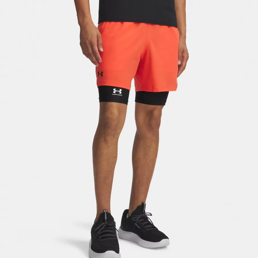 Under Armour Under Armour Vansih Woven 6in Shorts Herren - rot, schwarz matt