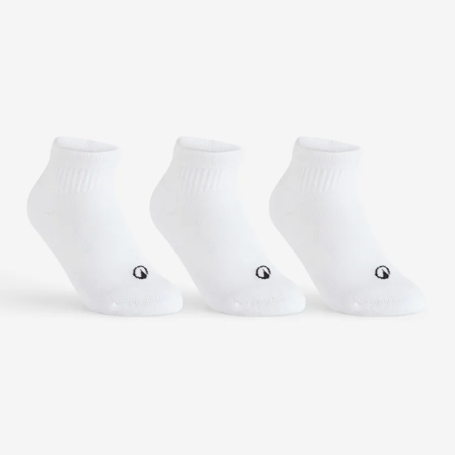 Decathlon Kinder Tennissocken Mid 3er-Pack - RS100 weiß