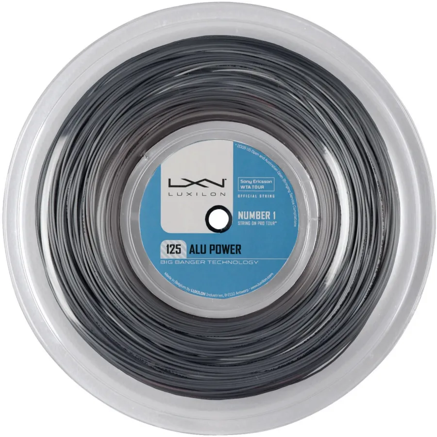 Luxilon Alu Power Saitenrolle 200m-Silber