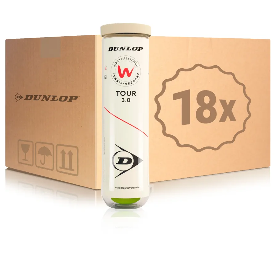 Dunlop Dunlop 18x 4er Dose WTV TOUR 3.0