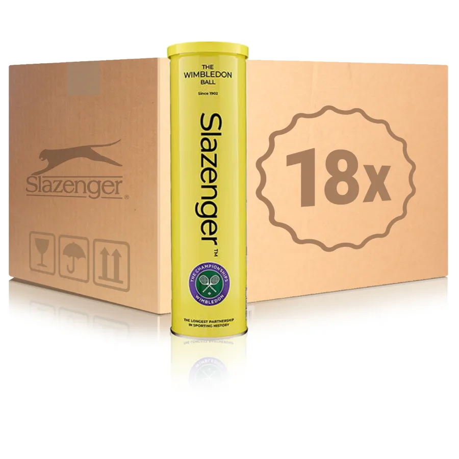 Slazenger Slazenger 18x 4er Dose Wimbledon im Karton