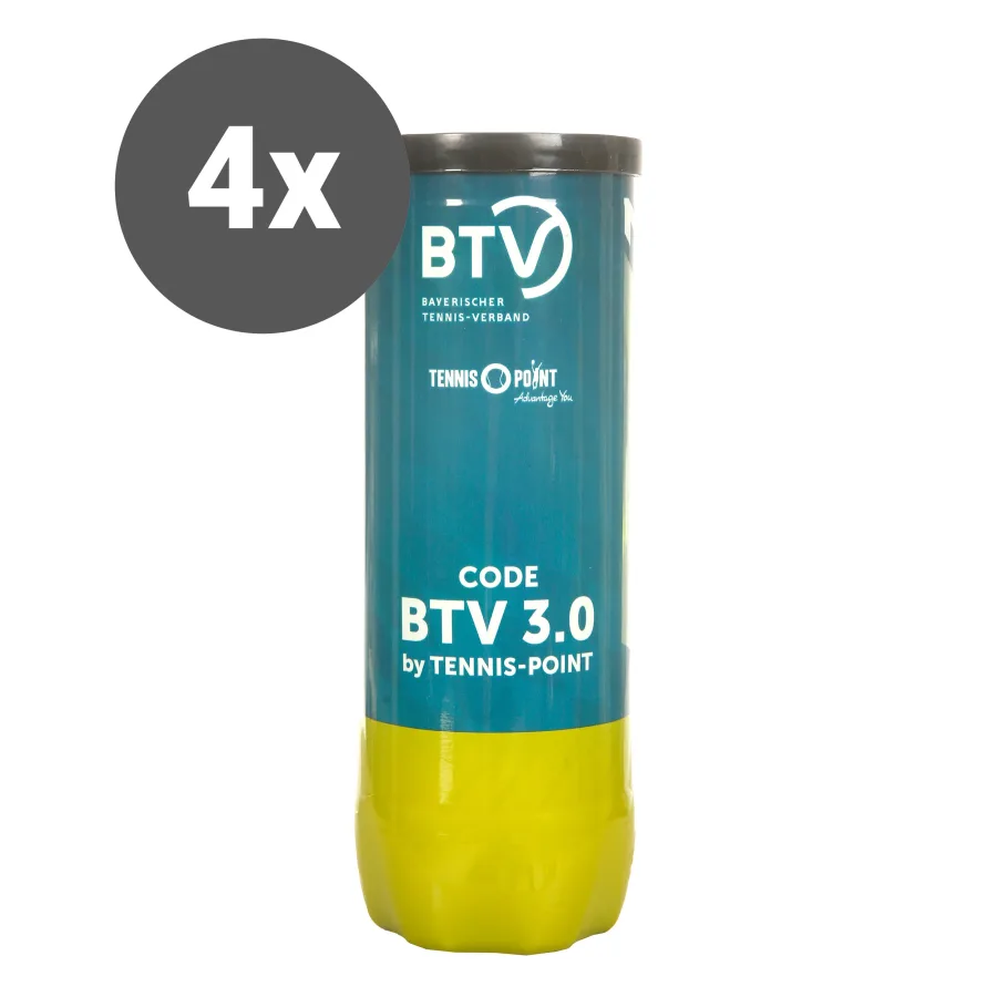 BTV BTV 3er Dose Spieltagspaket 4x Code 3.0 by Tennis Point