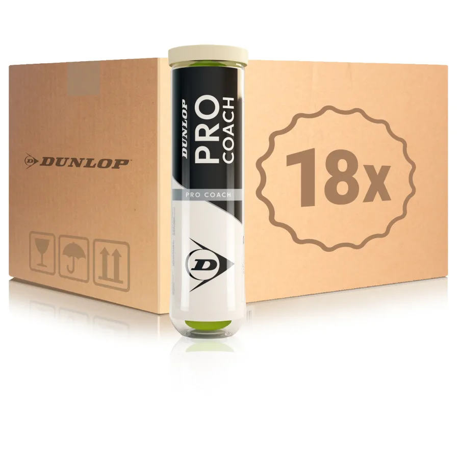 Dunlop Dunlop 18x 4er Dose Pro Coach