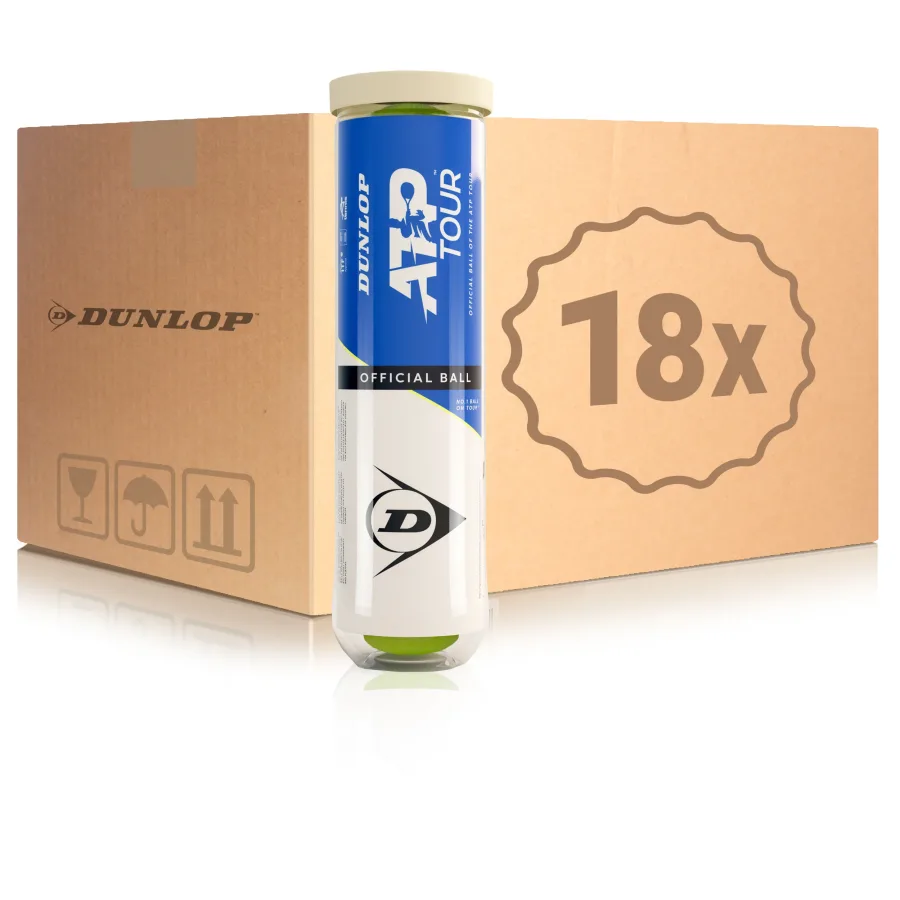 Dunlop Dunlop 18x 4er Dose ATP im Karton
