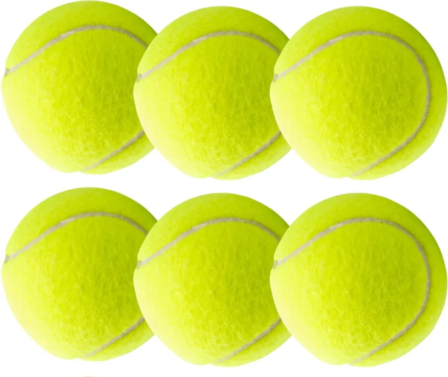 Athlejoy Athlejoy Tennisball 6X Tennisbälle- gelb für Training & Wettkampf Tennis (6-St)