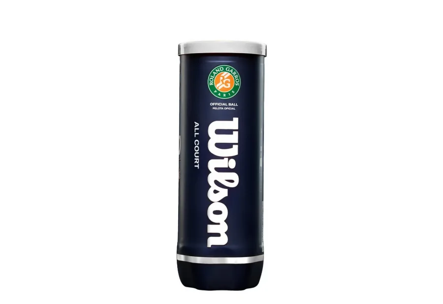 Wilson Wilson Tennisball Roland Garros All Court - 3 Tennisbälle - Innendruckball - (3er Dose)