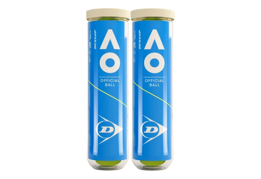 Dunlop Dunlop Tennisball Australian Open - 8 Tennisbälle - Innendruckball - (2x 4er Dose)