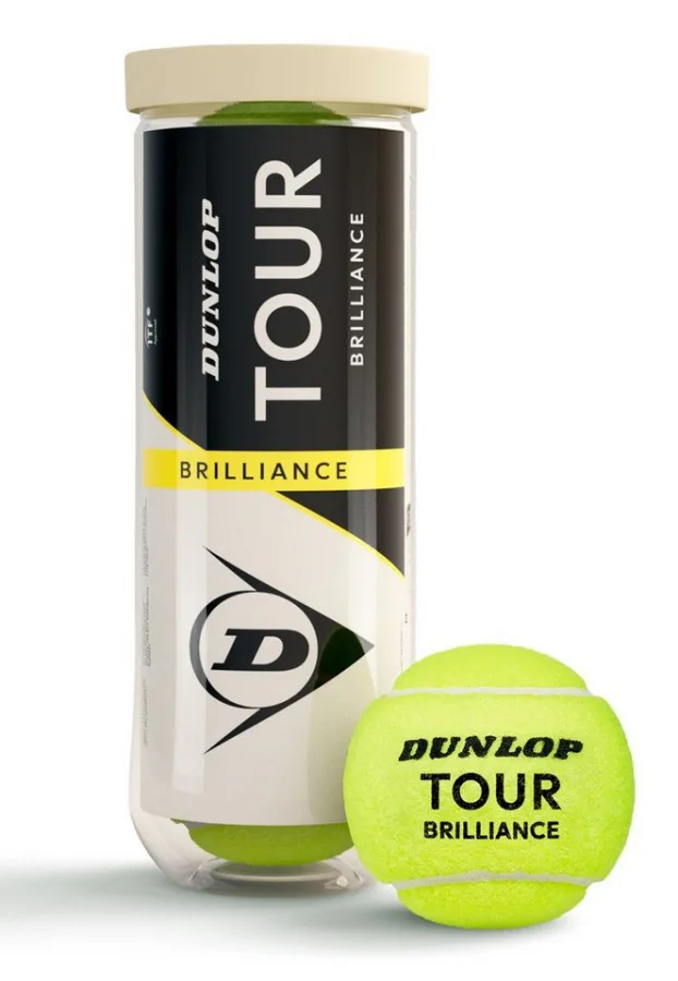 Dunlop Dunlop Tennisball Tour Brilliance Dose 3er