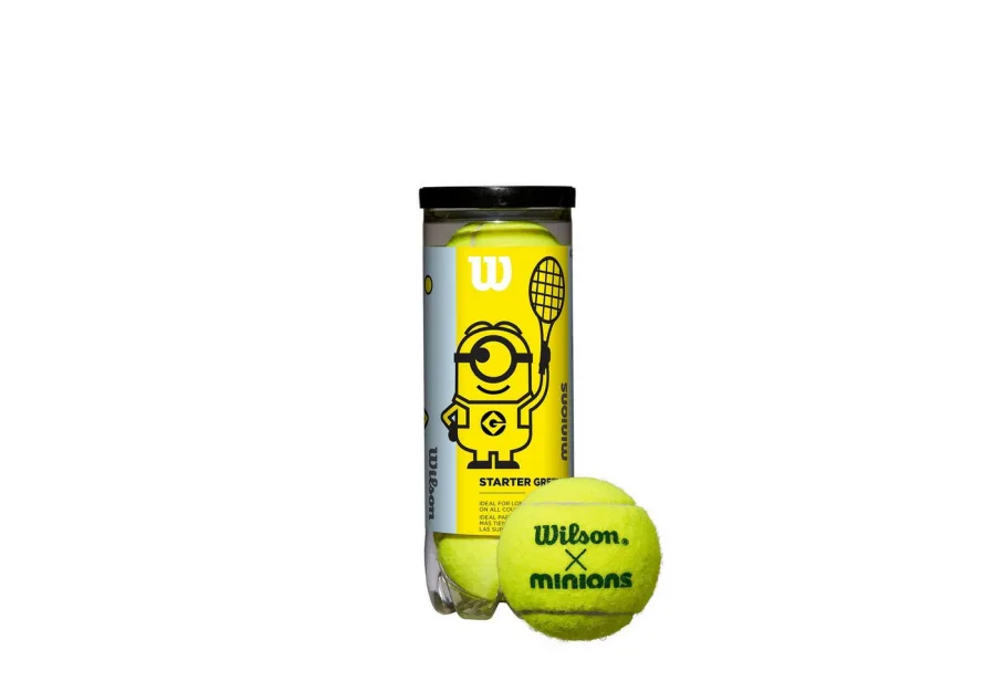 Wilson Wilson Tennisball Methodikbälle Stage 1 Minions Green Dose 3er
