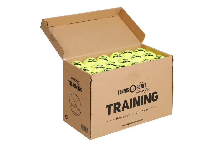 Tennis-Point Tennis-Point Tennisball Training - 72 Tennisbälle - Drucklose Bälle - (72er Box)