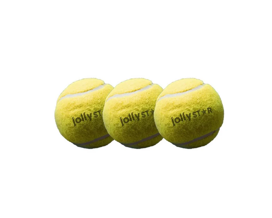 Jollystar Jollystar Tennisball Tennisbälle – Set mit 3 Stück für Training & Freizeit (3-St)